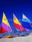 ANTIGUA, West Coast, three sailboats on beach, ANT659JPL
