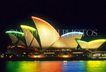AUSTRALIA, New South Wales, SYDNEY, Opera House, illuminated, AUS1064JPL