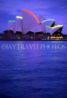 AUSTRALIA, New South Wales, SYDNEY, Opera House neon lit, AUS1062JPL