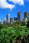 AUSTRALIA, New South Wales, SYDNEY, Royal Botanical Gardens and city skyline, AUS637JPL