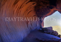 AUSTRALIA, Northern Territory, AYERS ROCK (Uluru), Wave Cave, AUS361JPL