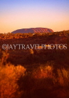 AUSTRALIA, Northern Territory, AYERS ROCK, Uluru-Kata Tjuta National Park, dusk, AUS222JPL