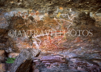 AUSTRALIA, Northern Territory, Kakadu National Park, Nourlangie Rock, Aboriginal Rock Art, AUS320JPL