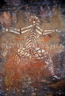 AUSTRALIA, Northern Territory, Kakadu National Park, Nourlangie Rock, Aboriginal Rock Art, AUS566JPL