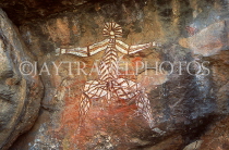 AUSTRALIA, Northern Territory, Kakadu National Park, Nourlangie Rock, Aboriginal Rock Art, AUS567JPL