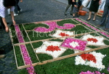 AZORES, Sao Miguel Island, Furnas, Flower Carpet Festival, preparing flowers in stencils, AZ485JPL