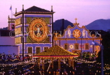 AZORES, Sao Miguel Island, illuminations for Our Lord Holy Christ festival, AZ296JPL