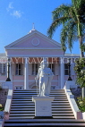 BAHAMAS, New Providence Island, Nassau, Government House & Columbus statue, BAH480JPL