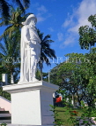 BAHAMAS, New Providence Island, Nassau, Government House, Columbus statue, BAH315JPL