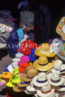 BAHAMAS, New Providence Island, Nassau, Straw Market, souvenire hats, BAH112JPL