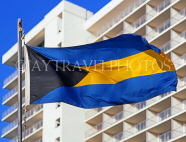 BAHAMAS, New Providence Island, Nassau, national flag, BAH426JPL