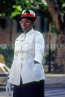 BAHAMAS, New Providence Island, Nassau, traffic policewoman, BAH141JPL