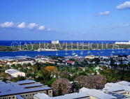 BAHAMAS, New Providence Island, Nassau and harbour view, BAH499JPL