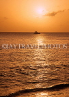 BAHAMAS, New Providence Island, seascape and sunset, BAH522JPL