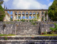 BAHAMAS, Paradise Island, Versailles Gardens cloisters, BAH427JPL