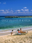 BAHAMAS, Paradise Island, beach and sunbathers, BAH354JPL