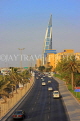 BAHRAIN, Manama, King Faisal Highway, view towards Bahrain World Trade Centre, BHR713JPL
