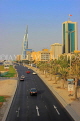 BAHRAIN, Manama, King Faisal Highway, view towards Bahrain World Trade Centre, BHR714JPL