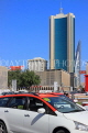 BAHRAIN, Manama, National Bank building, and taxi, BHR1214JPL