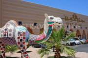 BAHRAIN, Manama, Seef Mall shopping centre, Camel sculptures, public art, BHR367JPL