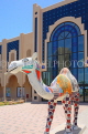 BAHRAIN, Manama, Seef Mall shopping centre, Camel sculptures, public art, BHR371JPL