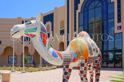 BAHRAIN, Manama, Seef Mall shopping centre, Camel sculptures, public art, BHR372JPL