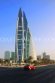 BAHRAIN, Manama, World Trade Centre towers, and Kind Faisal Highway, BHR275JPL