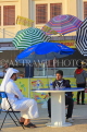 BAHRAIN, Manama, outdoor cafe scene, and sunshades, BHR1195JPL