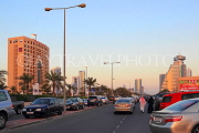 BAHRAIN, Manama, street scene, and Mercure Hotel (left), BHR1222JPL