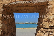 BAHRAIN, Muharraq, Arad Fort, and view towards Manama, BHR550JPL