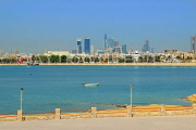 BAHRAIN, Muharraq, Arad Fort, view towards Manama, BHR552JPL