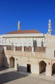 BAHRAIN, Muharraq, Shaikh Isa Bin Ali House, courtyard and mosque minarets, BHR798JPL