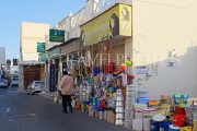 BAHRAIN, Muharraq, Souk (souq), shop front goods, BHR847JPL