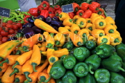BAHRAIN, Noor El Ain, Garden Bazaar, Farmers Market, peppers, BHR2057JPL