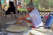BAHRAIN, Noor El Ain, Garden Bazaar, Farmers Market, snaks stall, pancakes, BHR1270JPL
