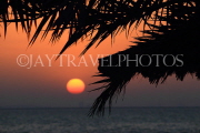BAHRAIN, coast by Al Jasra, and sunset, BHR1379JPL