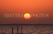 BAHRAIN, coast by Al Jasra, and sunset, BHR1383JPL