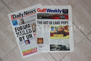 BAHRAIN, local English newspapers, BHR1114JPL