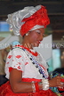 BRAZIL, woman in traditional dress and headgear, BRA53JPL