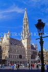 Belgium, BRUSSELS, Grand Place, City Hall (Rathaus), BRS117JPL