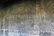 CAMBODIA, Siem Reap, Angkor Wat, Bas Relief Galleries (southern section), CAM421JPL