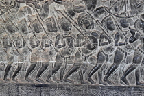 CAMBODIA, Siem Reap, Angkor Wat, Bas Relief Galleries (southern section), CAM423JPL