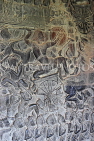 CAMBODIA, Siem Reap, Angkor Wat, Bas Relief Galleries (southern section), CAM424JPL