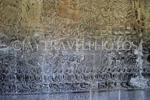 CAMBODIA, Siem Reap, Angkor Wat, Bas Relief Galleries (western section), CAM416JPL