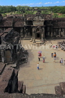 CAMBODIA, Siem Reap, Angkor Wat, Uppermost Terrace (Bakan), view from Bakan, CAM581JPL