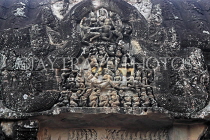 CAMBODIA, Siem Reap, Angkor Wat, inner wall bas relief carvings, CAM600JPL