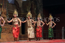 CAMBODIA, Siem Reap, Khmer Dancing, Apsara Dancers, CAM290JPL
