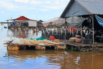 CAMBODIA, Tonle Sap Lake, Mechrey Floating Village, CAM856JPL