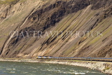 CANADA, British Columbia, Ashcroft, passenger train going through Black Canyon, CAN829JPL