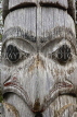 CANADA, British Columbia, Prince Rupert, Totem Pole, closeup, CAN775JPL